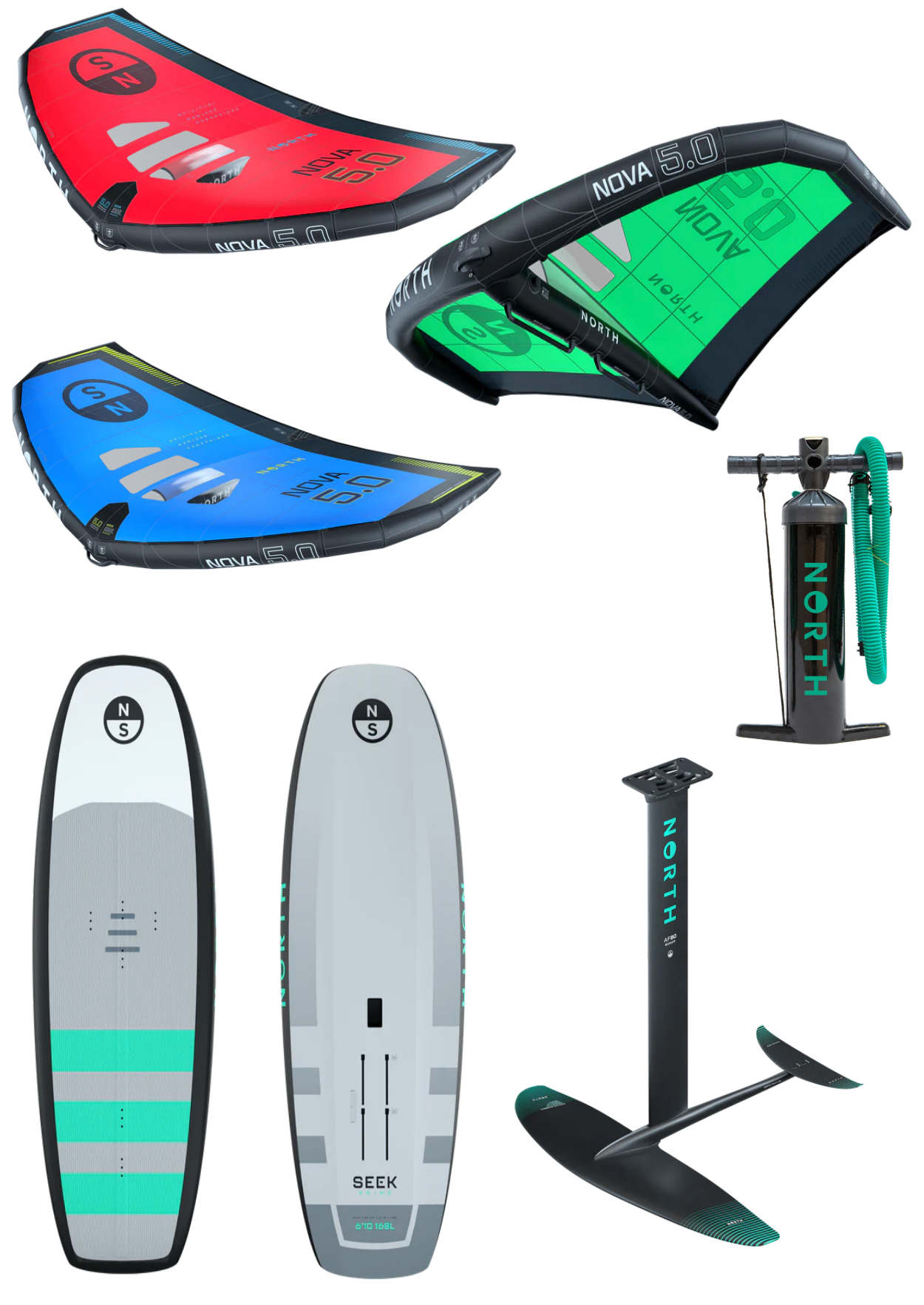 NORTH Wingfoil Pack PREMIUM Principiante Beginner