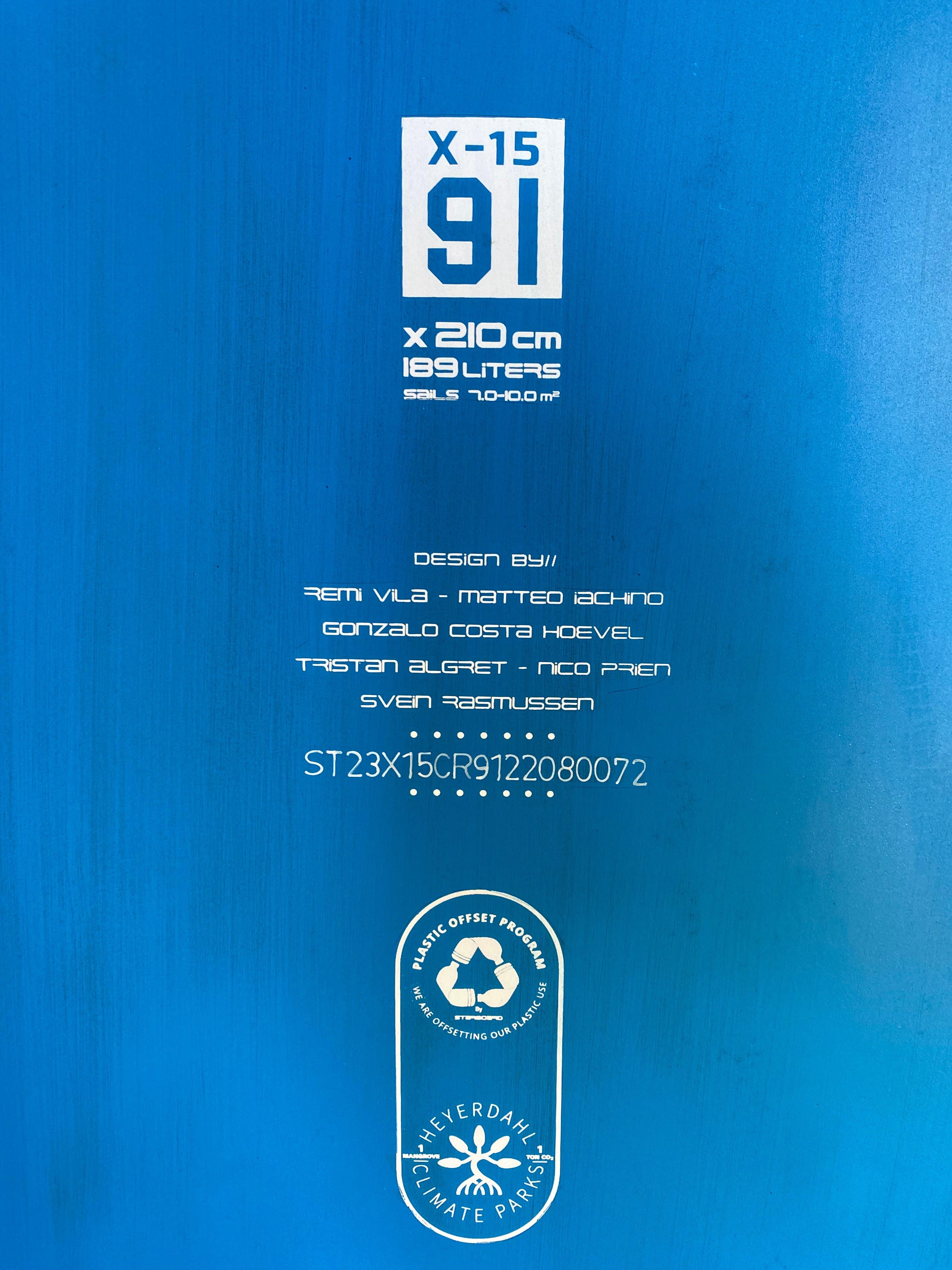 STARBOARD tabla foil X-15 189lt Segunda Mano